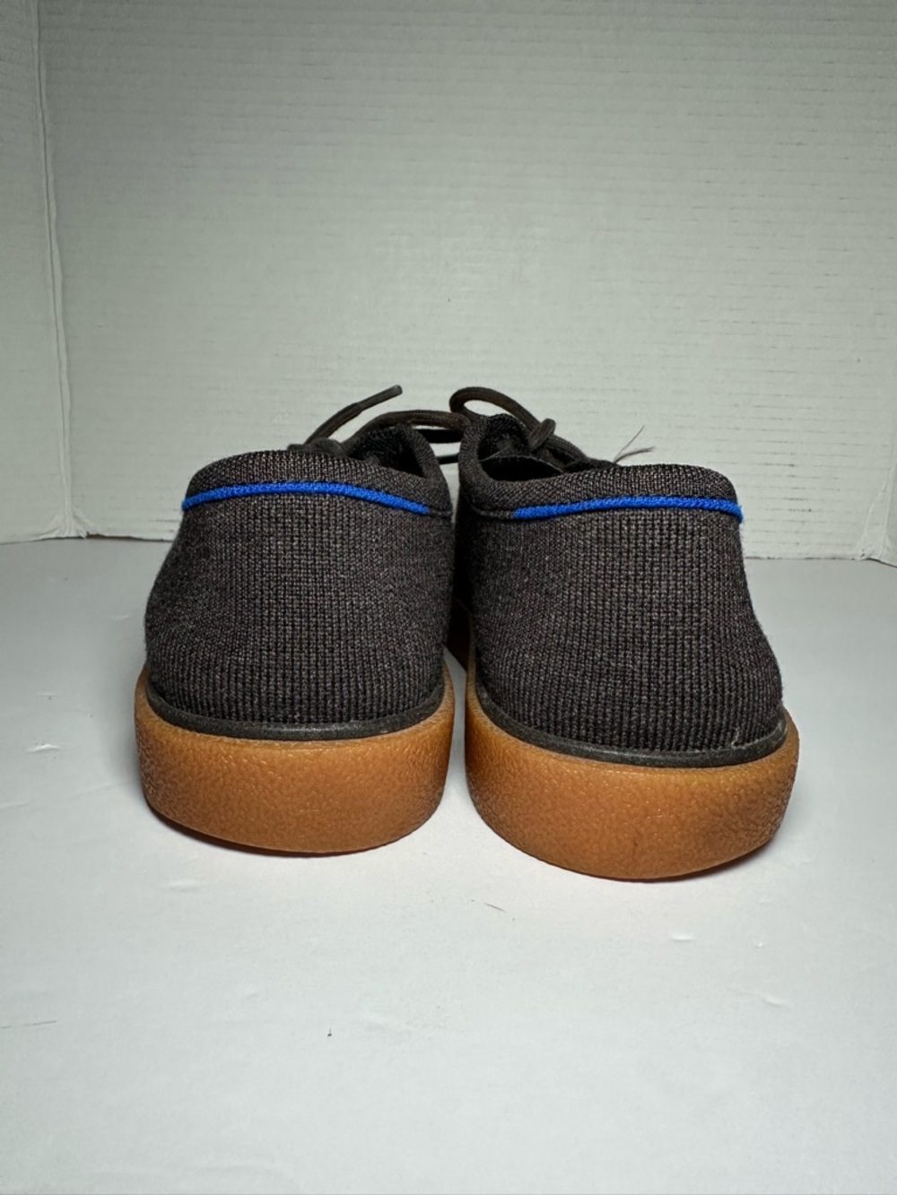 Rothy’s Men’s Vintage Brown Wool Blend Lace Up Casual Sneakers- Size 8.5 - Picture 10 of 11
